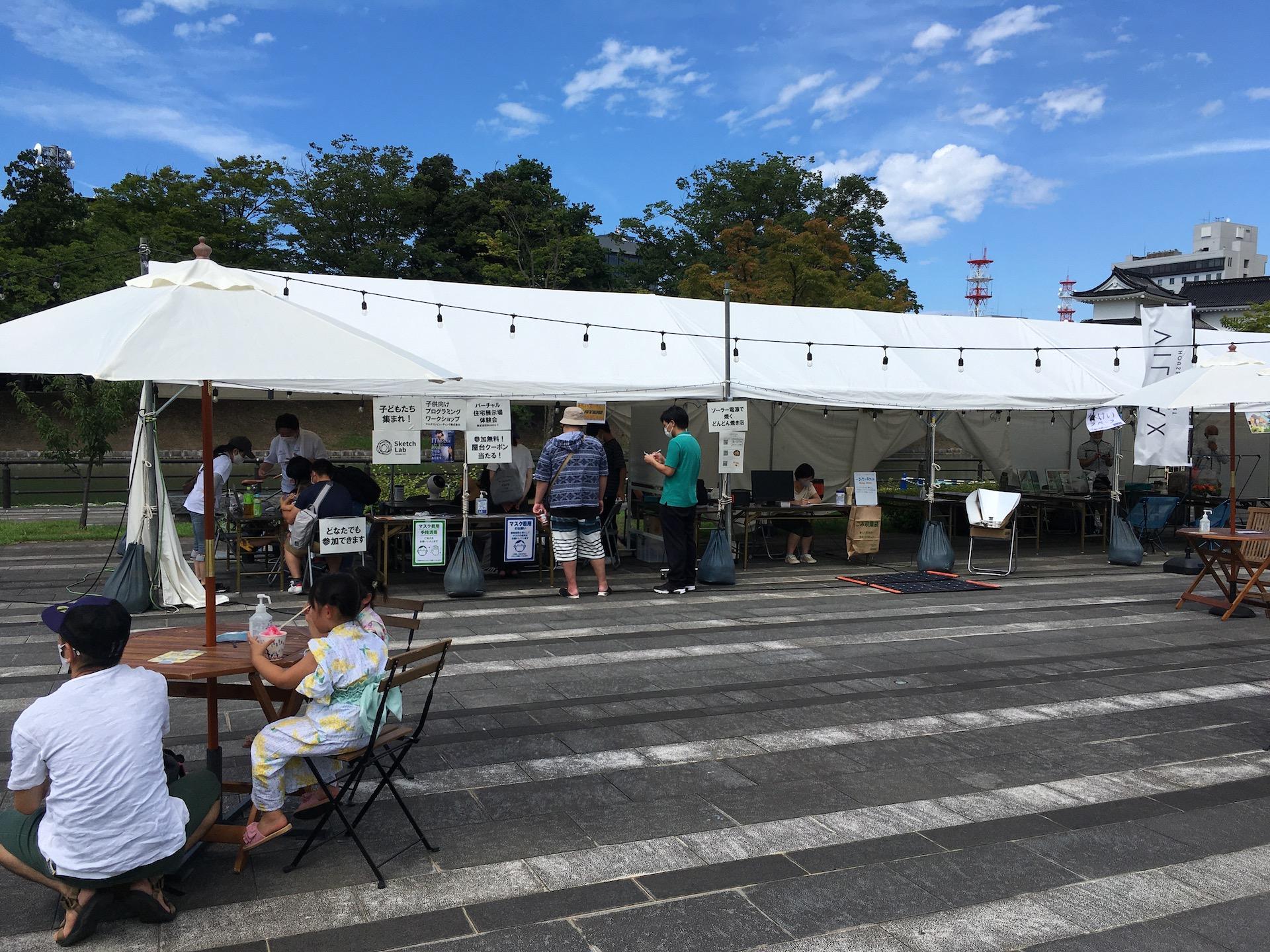 【レビュー】城址公園チャレンジ企画　４組の出店者が大活躍！